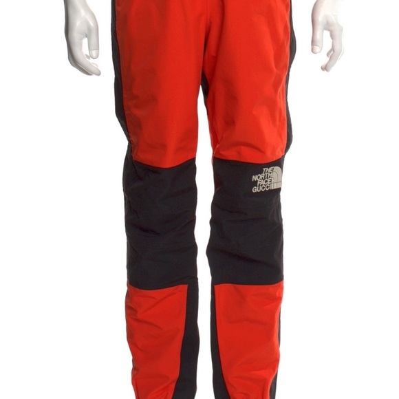 Gucci x The North Face Vibrant Orange & Black Men’s Joggers - Picture 2 of 16